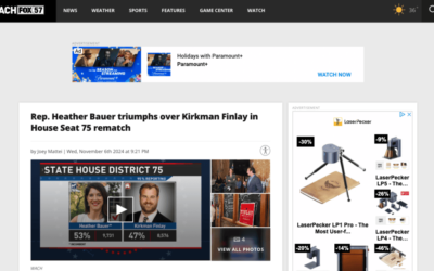 Rep. Heather Bauer triumphs over Kirkman Finlay in House Seat 75 rematch