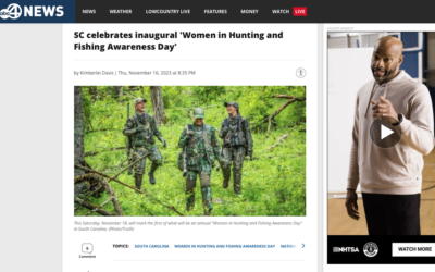 SC celebrates inaugural ‘Women in Hunting and Fishing Awareness Day’